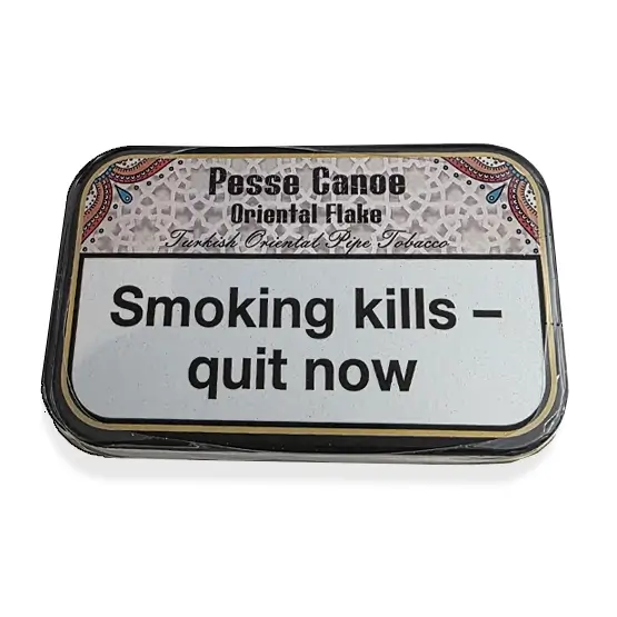 Pesse Canoe Turkish Oriental Flake Pipe Tobacco 50g - Single Tin