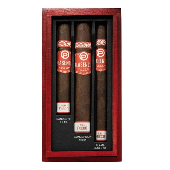 Plasencia Alma Del Fuego Sampler Box - 3 Cigars