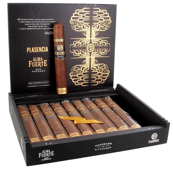 Plasencia Alma Fuerte Sixto II Cigar - Box of 10