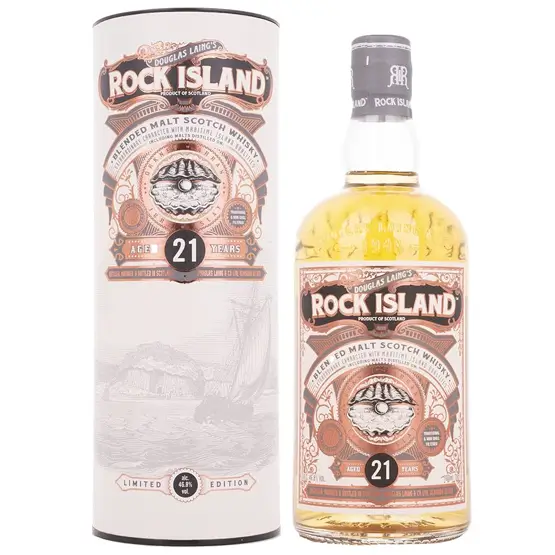 Rock Island 21 Years Old Blended Malt Scotch Whisky (46.8% / 70cl)