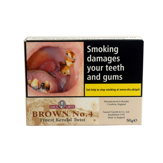 Samuel Gawith Brown No.4 Twist Pipe Tobacco 50g - Single Tin