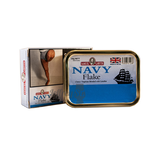 Samuel Gawith Navy Flake Pipe Tobacco 50g - Single Tin