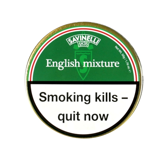 Savinelli English Mixture Pipe Tobacco 50g - Single Tin