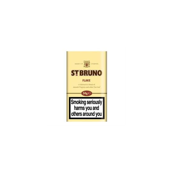 St Bruno Flake Pipe Tobacco 50g - Single Pouch - Image 2