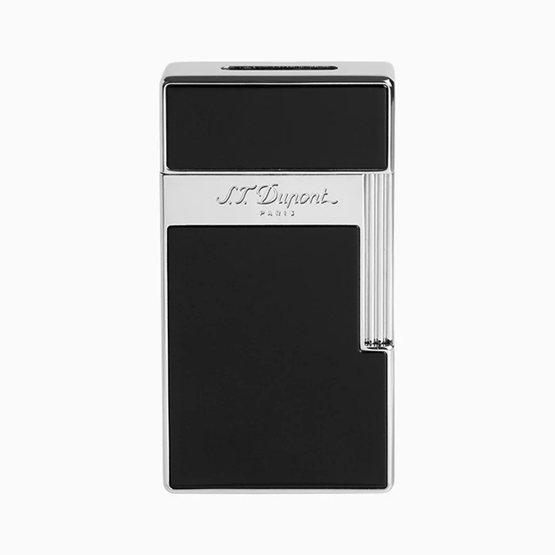 S.T. Dupont Biggy (Big D) Lighter - Black Lacquer and Chrome