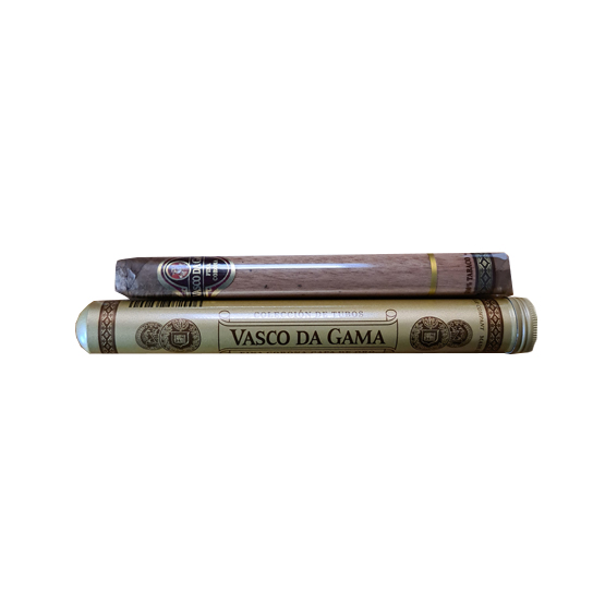 Vasco Da Gama Fina Corona Capa De Oro Tubos Cigar - Single