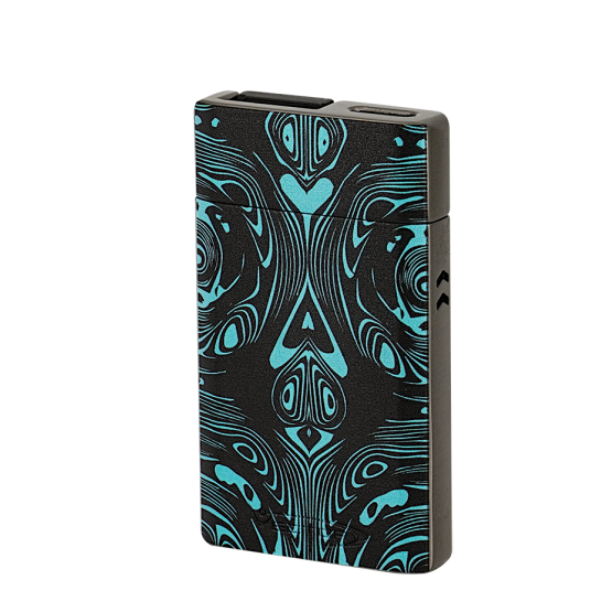 Vector Bishop Flat Jet Flame - Turquoise Black Spade - Image 2