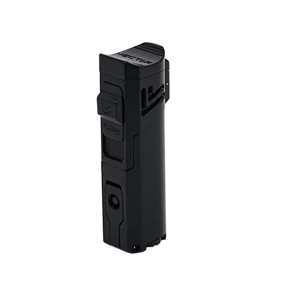 Vector Caliper Single Jet Flame Cigar Lighter - Black Matte