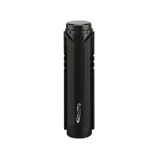 Vector Maxtech Single Jet Flame Cigar Lighter - Black