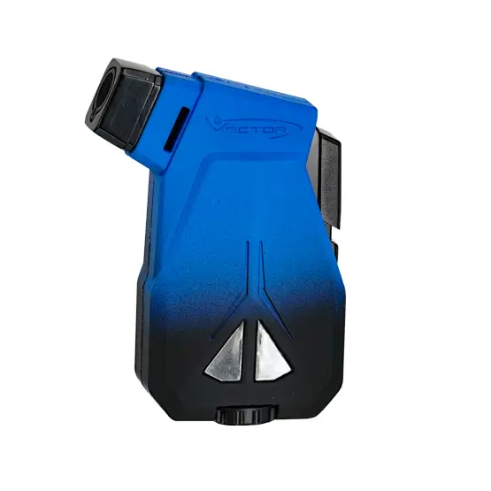 Vector Speed Single Jet Flame Cigar Lighter - Blue/Black