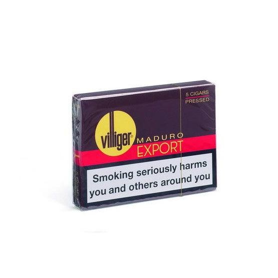 Villiger Export Pressed Maduro (5 Cigars) -  5 x Packs