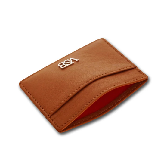VSB Brown Leather Card Holder - Image 2