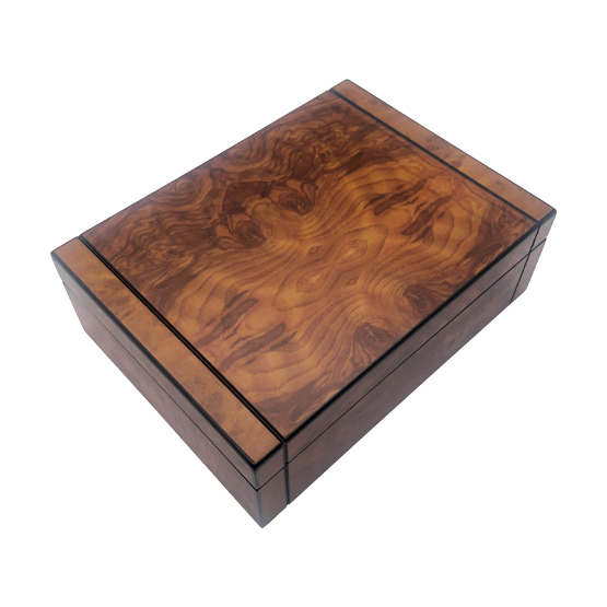Havana House Walnut Humidor - 25 Cigars - Image 3