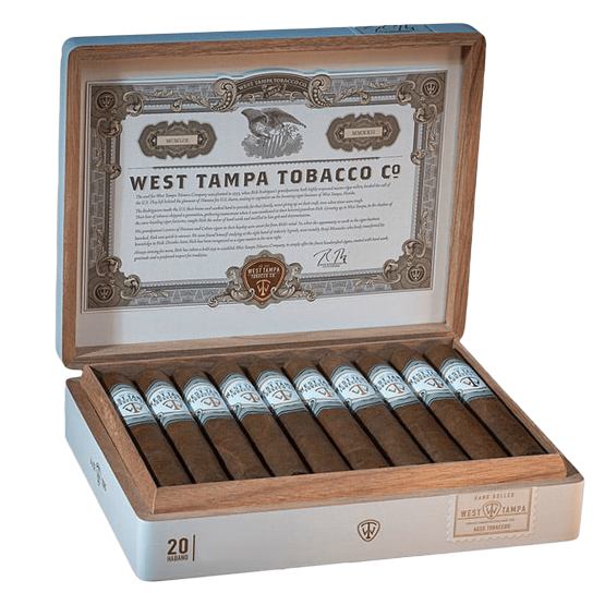 West Tampa Tobacco Company White Robusto Cigar - Box of 20