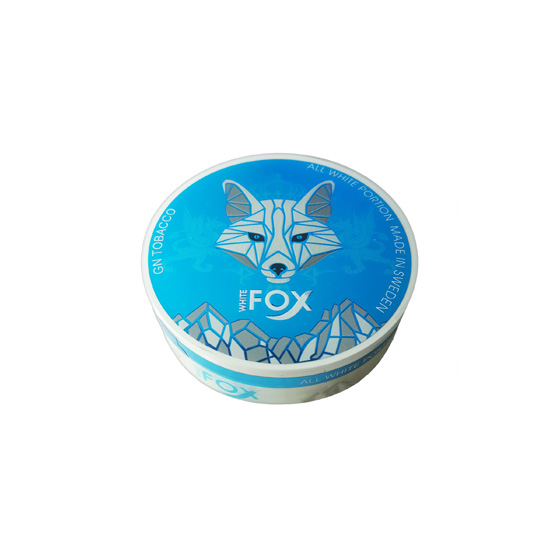White Fox Slim One Paw Slim White Portion Nicotine Pouches Ã¢â‚¬â€œ Single Tin