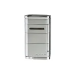 Xikar Allume Single Jet Flame Cigar Lighter – Steel Silver