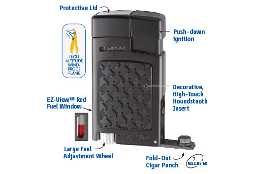 Xikar Forte Soft Flame Cigar Lighter - Silver - Image 2