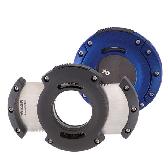 Xikar XO Cigar Cutter - Black with Chrome Blades - Image 8